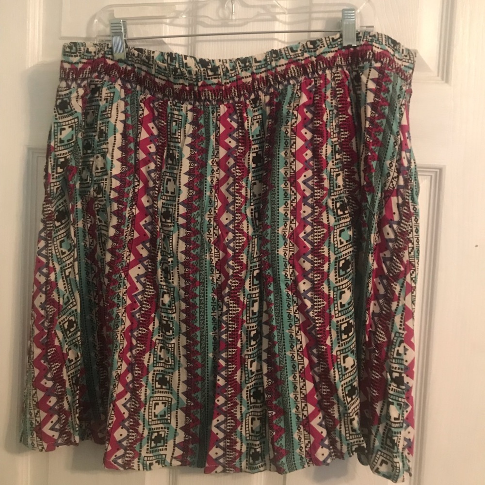 Forever 21 skirt, multi colored